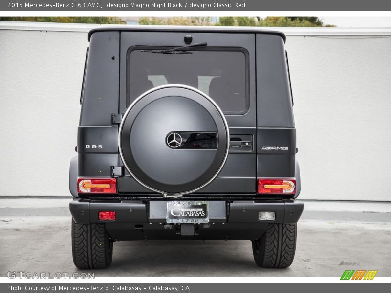 designo Magno Night Black / designo Classic Red 2015 Mercedes-Benz G 63 AMG