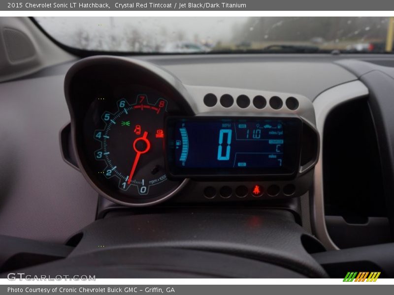 Crystal Red Tintcoat / Jet Black/Dark Titanium 2015 Chevrolet Sonic LT Hatchback