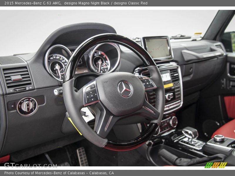 Dashboard of 2015 G 63 AMG