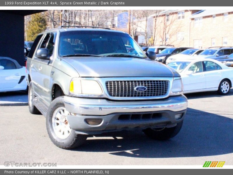 Spruce Green Metallic / Dark Graphite 1999 Ford Expedition XLT 4x4