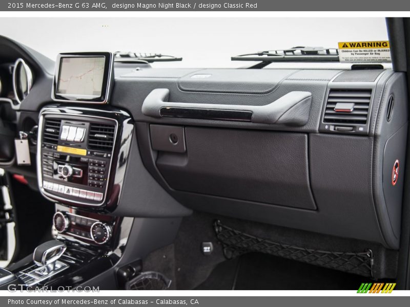 designo Magno Night Black / designo Classic Red 2015 Mercedes-Benz G 63 AMG