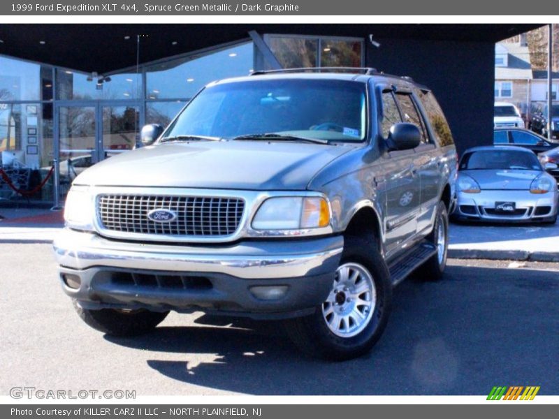 Spruce Green Metallic / Dark Graphite 1999 Ford Expedition XLT 4x4