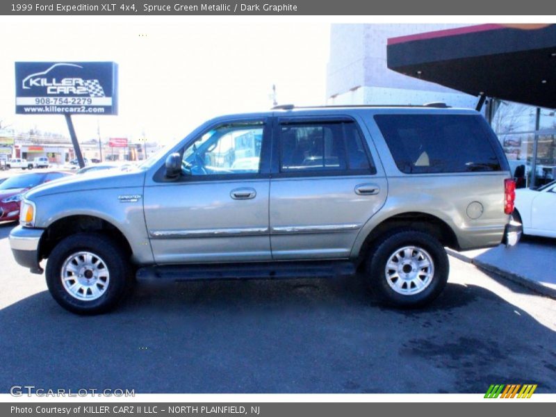 Spruce Green Metallic / Dark Graphite 1999 Ford Expedition XLT 4x4