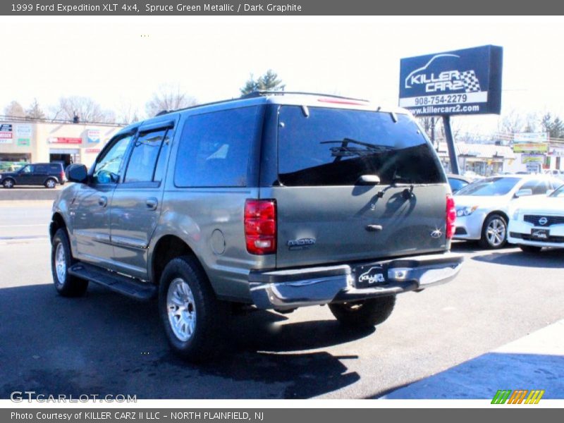 Spruce Green Metallic / Dark Graphite 1999 Ford Expedition XLT 4x4
