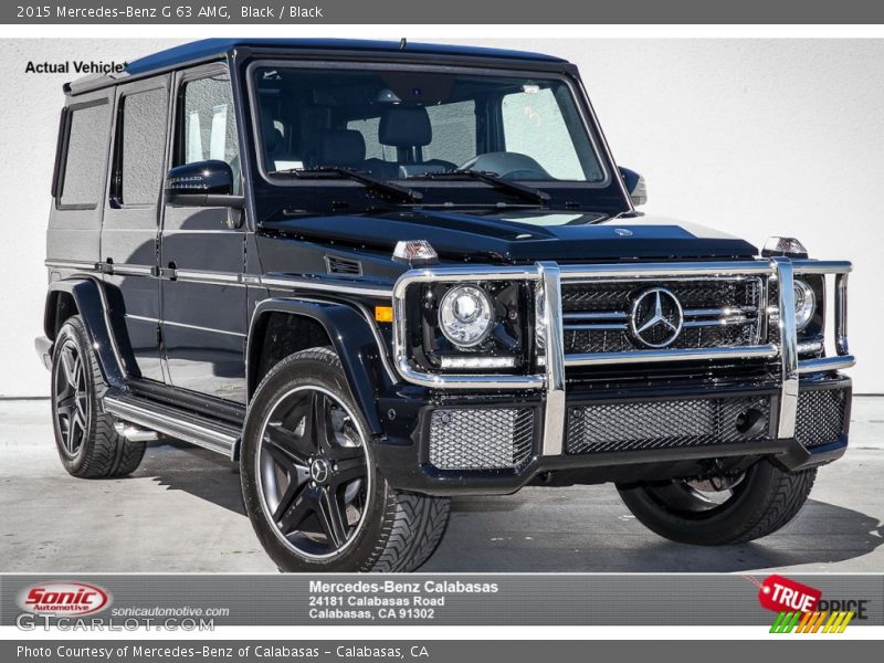 Black / Black 2015 Mercedes-Benz G 63 AMG