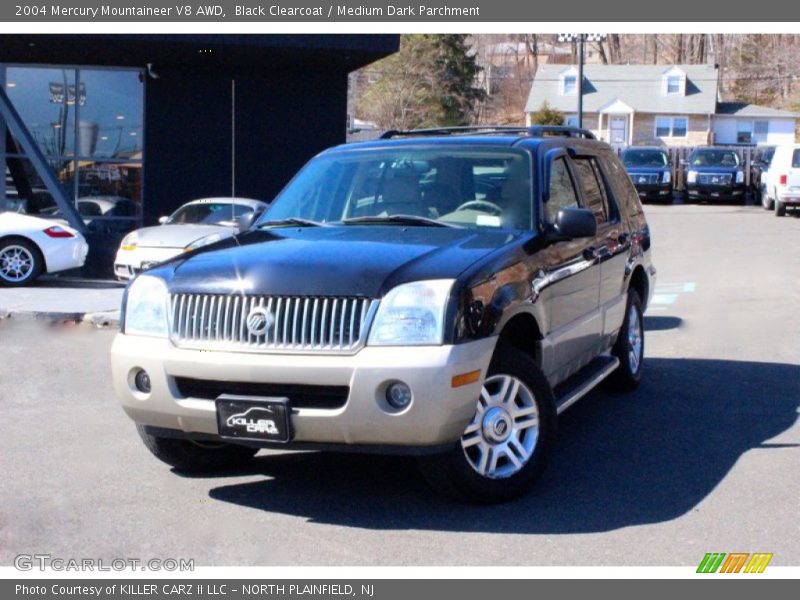 Black Clearcoat / Medium Dark Parchment 2004 Mercury Mountaineer V8 AWD