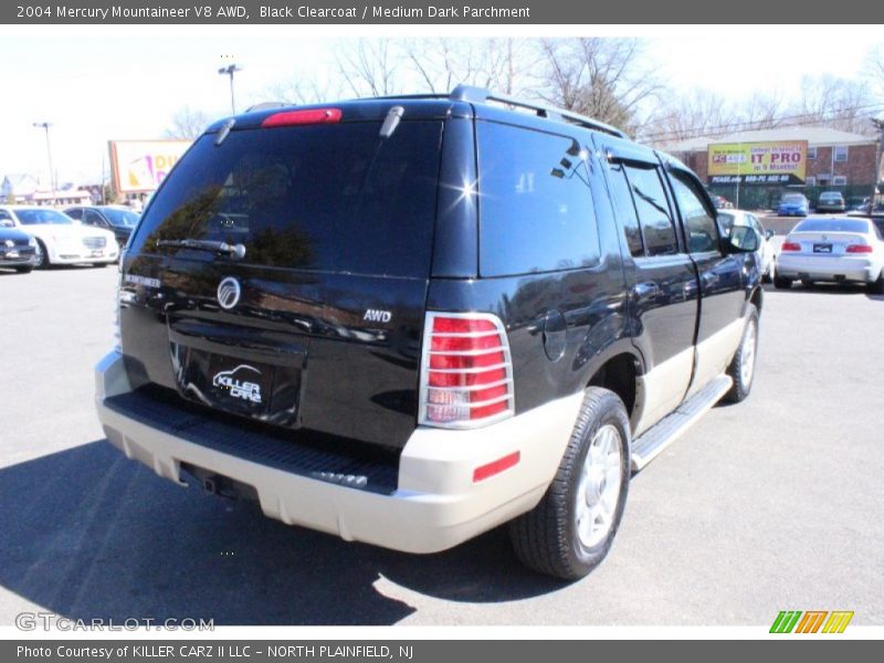 Black Clearcoat / Medium Dark Parchment 2004 Mercury Mountaineer V8 AWD