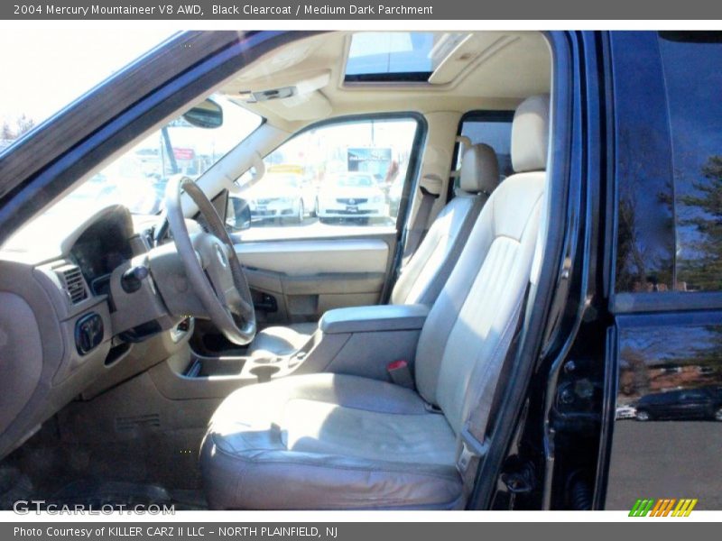 Black Clearcoat / Medium Dark Parchment 2004 Mercury Mountaineer V8 AWD