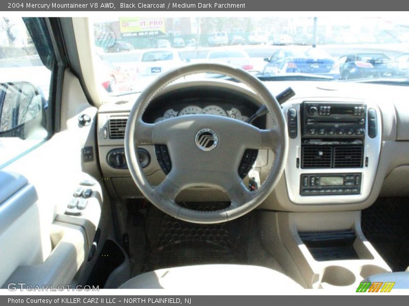 Black Clearcoat / Medium Dark Parchment 2004 Mercury Mountaineer V8 AWD