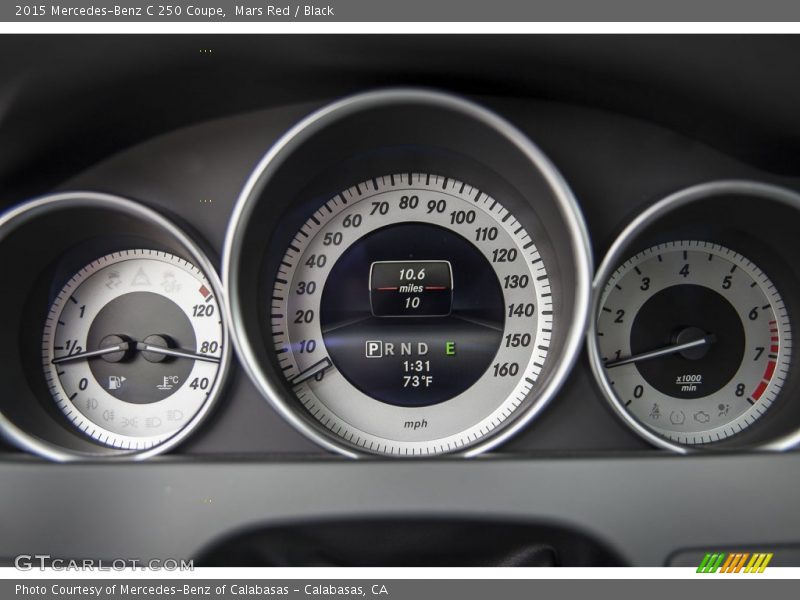 Mars Red / Black 2015 Mercedes-Benz C 250 Coupe
