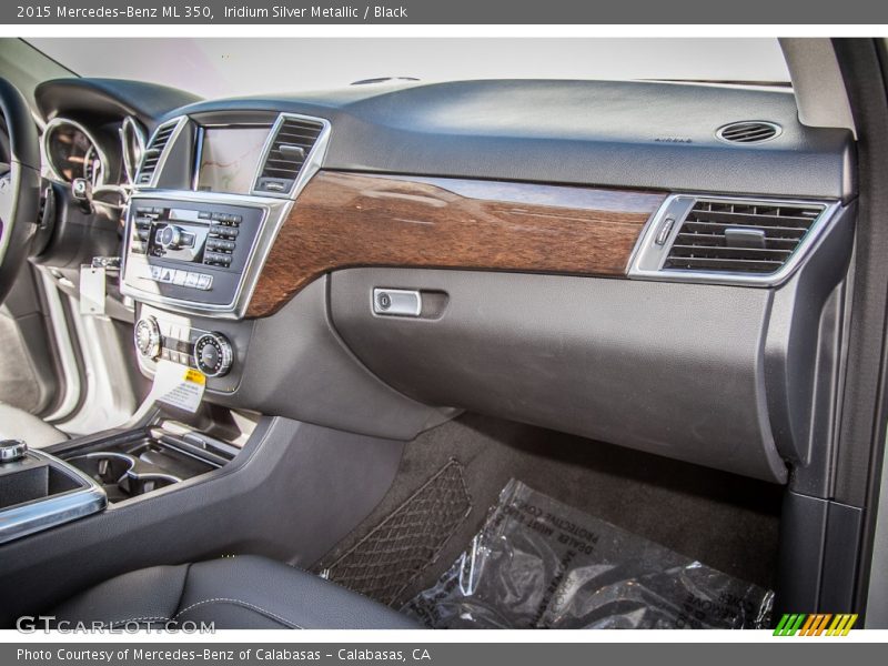 Iridium Silver Metallic / Black 2015 Mercedes-Benz ML 350