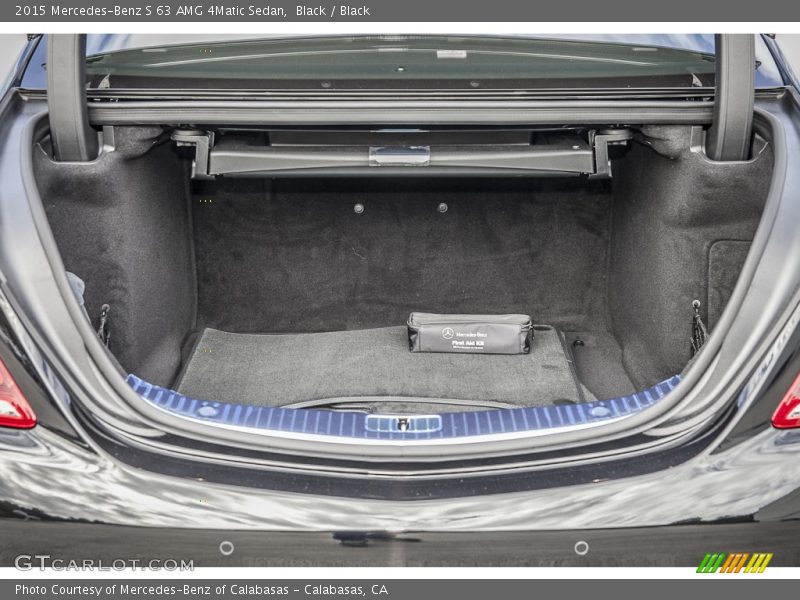 Black / Black 2015 Mercedes-Benz S 63 AMG 4Matic Sedan