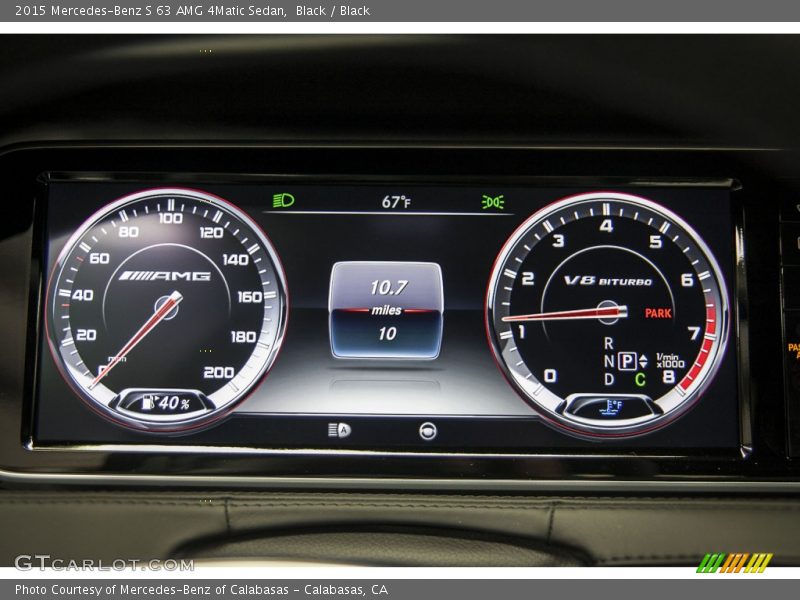 Black / Black 2015 Mercedes-Benz S 63 AMG 4Matic Sedan