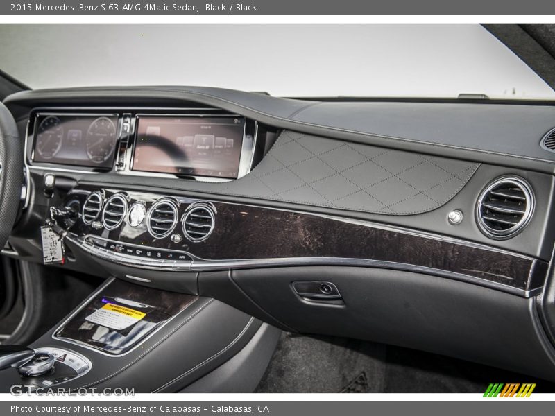 Black / Black 2015 Mercedes-Benz S 63 AMG 4Matic Sedan