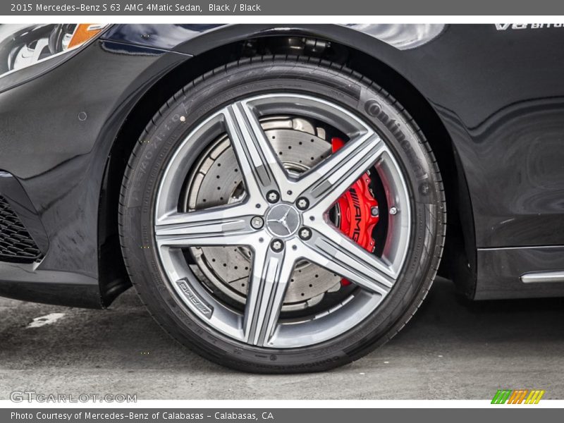 Black / Black 2015 Mercedes-Benz S 63 AMG 4Matic Sedan