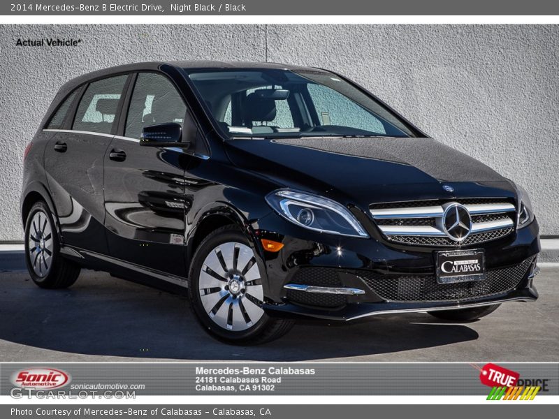 Night Black / Black 2014 Mercedes-Benz B Electric Drive