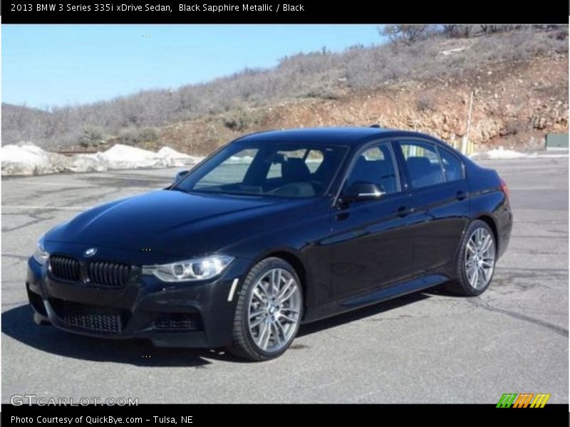 Black Sapphire Metallic / Black 2013 BMW 3 Series 335i xDrive Sedan