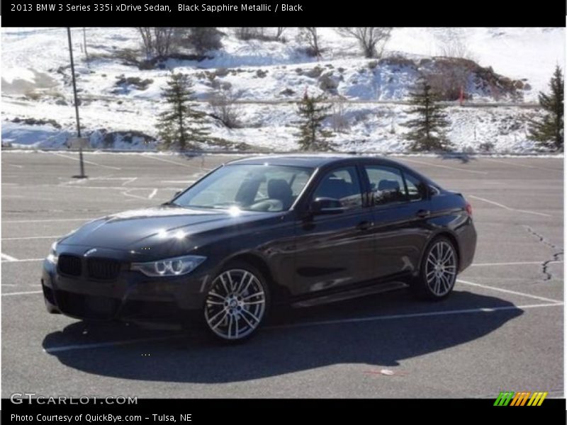 Black Sapphire Metallic / Black 2013 BMW 3 Series 335i xDrive Sedan