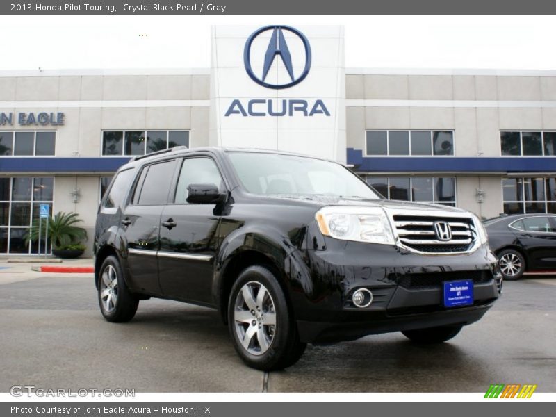 Crystal Black Pearl / Gray 2013 Honda Pilot Touring