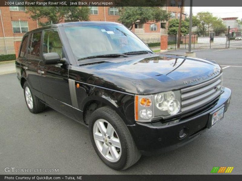 Java Black / Ivory/Aspen 2004 Land Rover Range Rover HSE