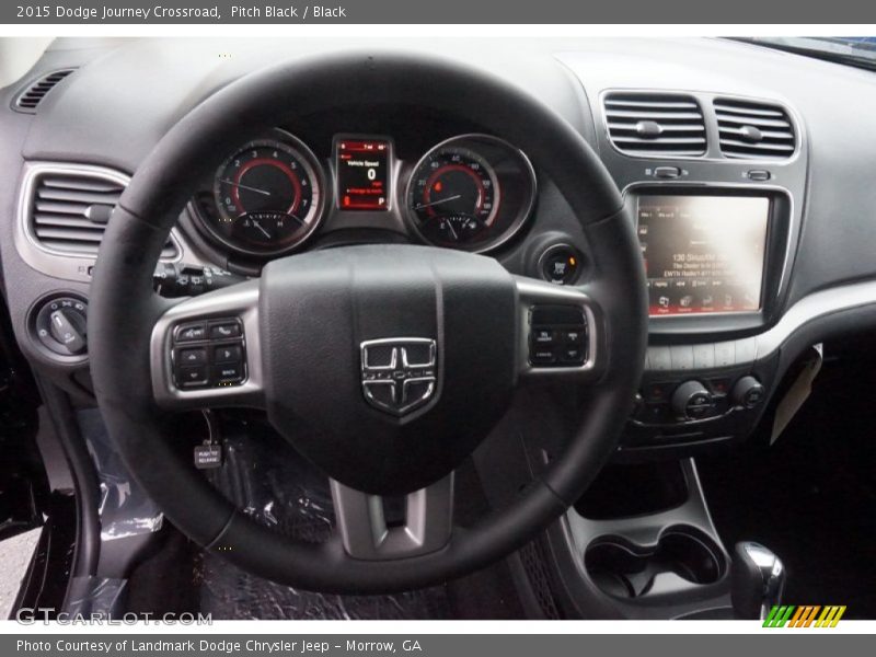 Pitch Black / Black 2015 Dodge Journey Crossroad