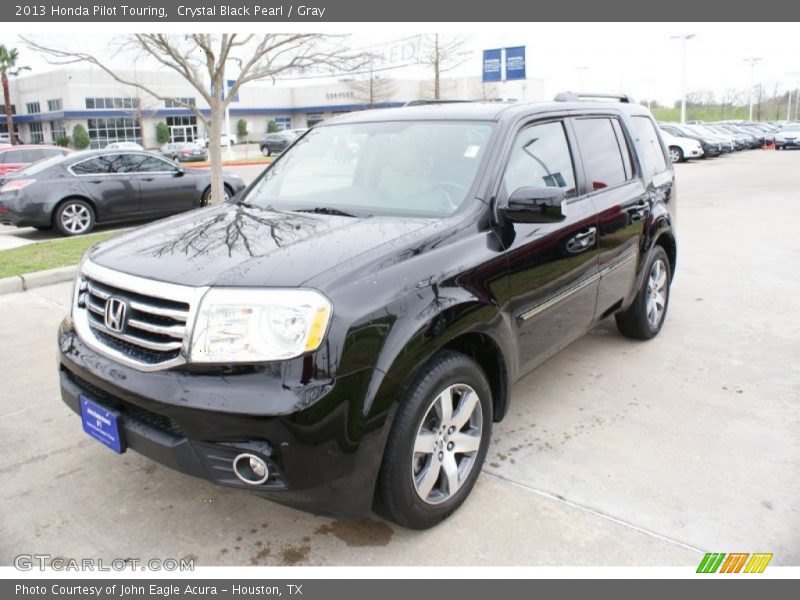Crystal Black Pearl / Gray 2013 Honda Pilot Touring