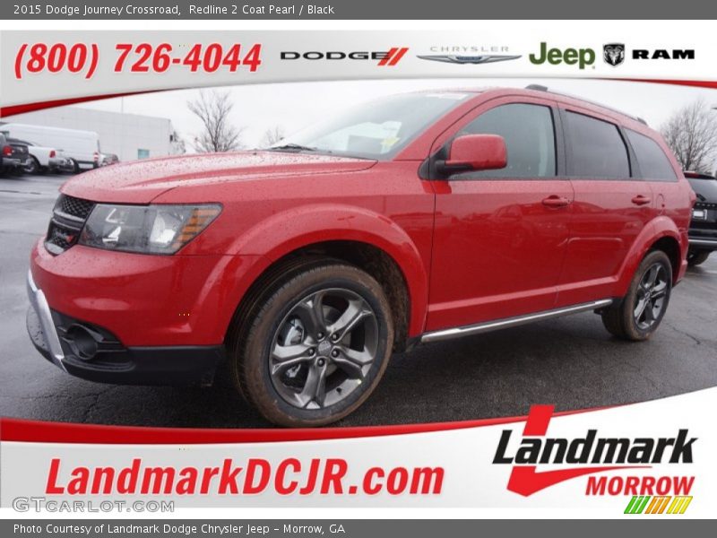 Redline 2 Coat Pearl / Black 2015 Dodge Journey Crossroad