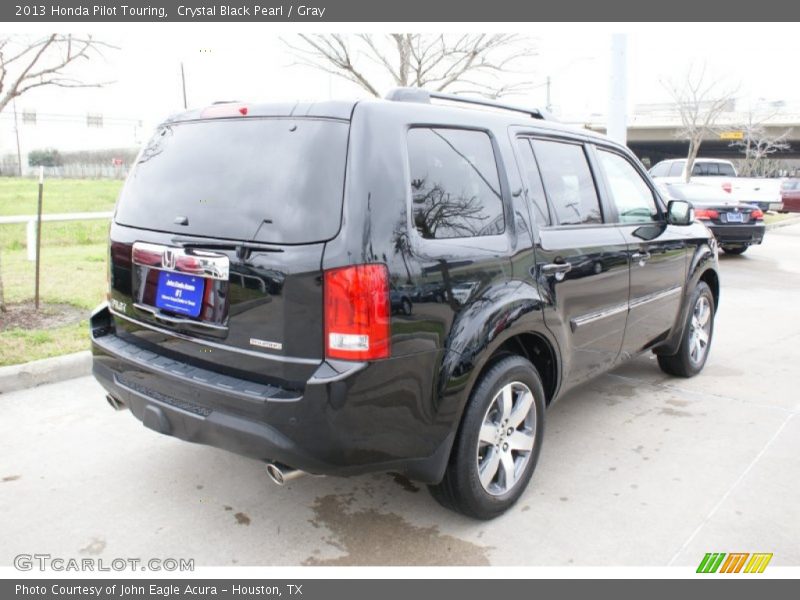 Crystal Black Pearl / Gray 2013 Honda Pilot Touring