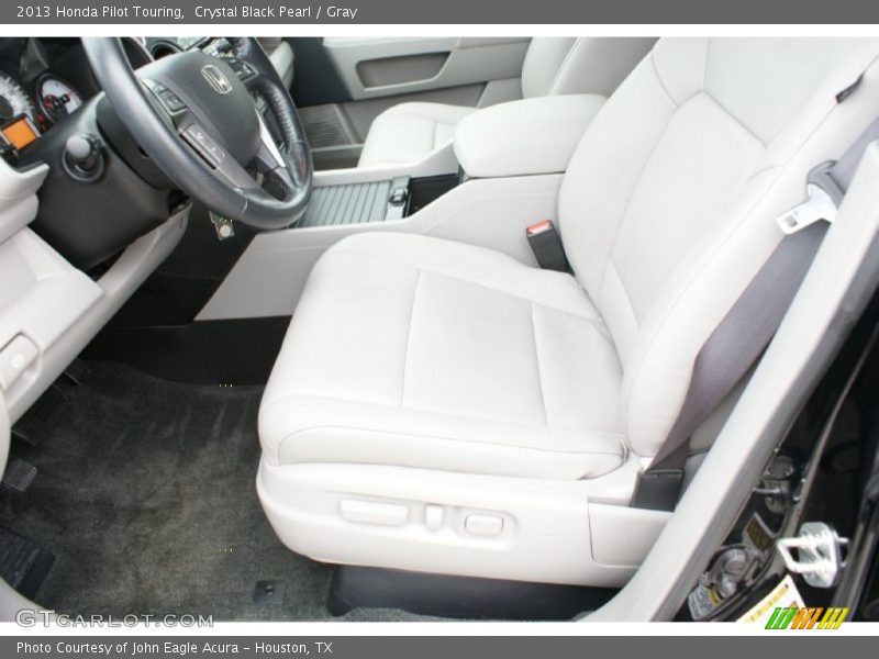 Crystal Black Pearl / Gray 2013 Honda Pilot Touring