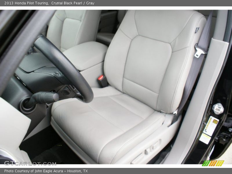 Crystal Black Pearl / Gray 2013 Honda Pilot Touring