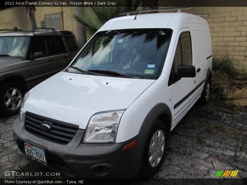 Frozen White / Dark Grey 2012 Ford Transit Connect XL Van