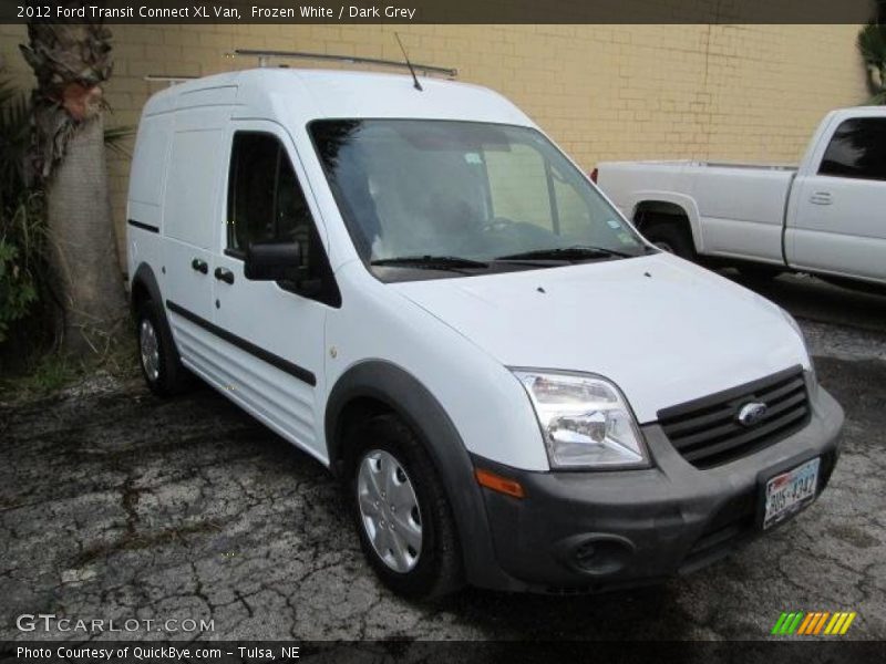 Frozen White / Dark Grey 2012 Ford Transit Connect XL Van