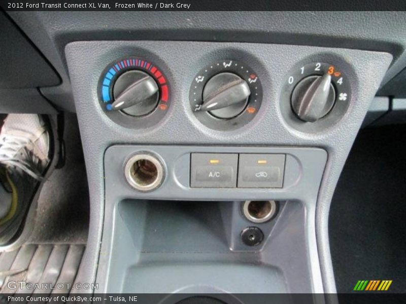 Frozen White / Dark Grey 2012 Ford Transit Connect XL Van