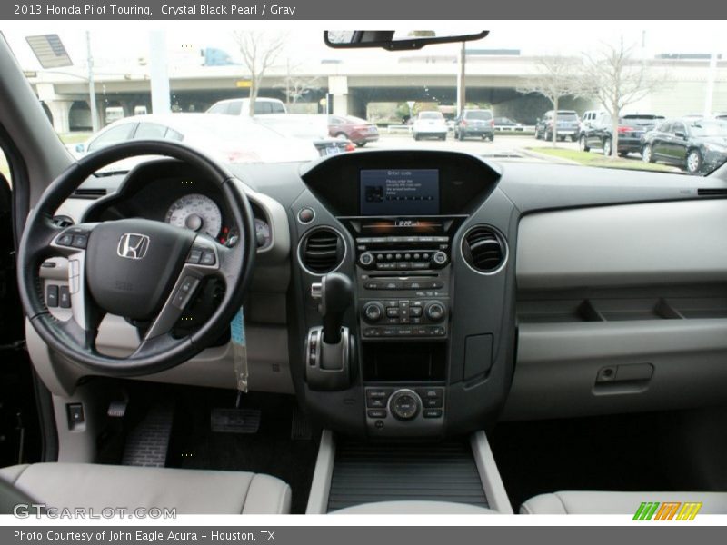 Crystal Black Pearl / Gray 2013 Honda Pilot Touring