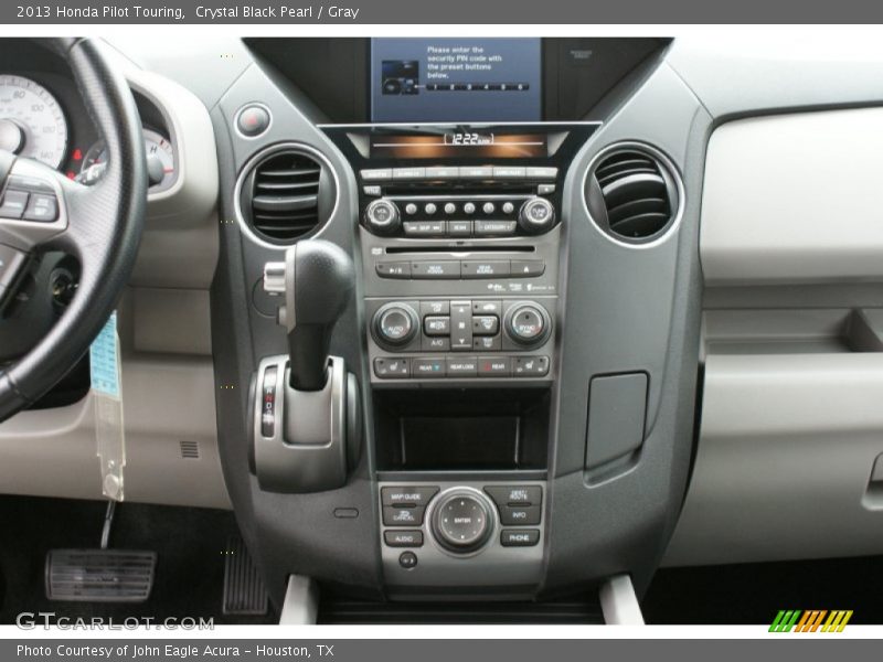 Crystal Black Pearl / Gray 2013 Honda Pilot Touring
