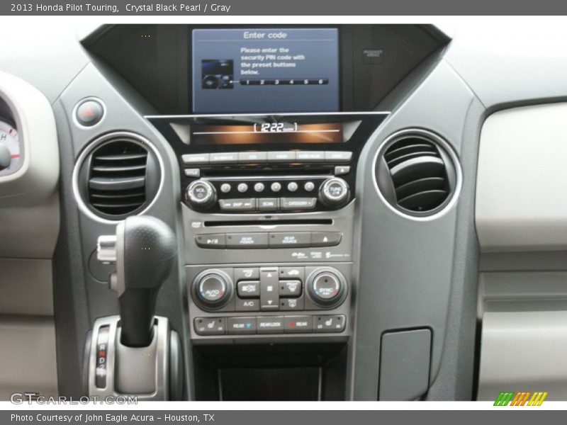 Crystal Black Pearl / Gray 2013 Honda Pilot Touring