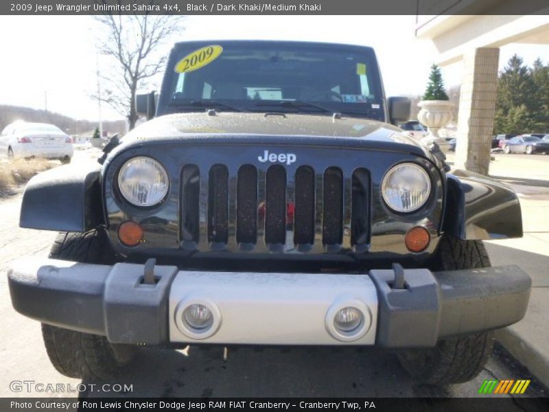 Black / Dark Khaki/Medium Khaki 2009 Jeep Wrangler Unlimited Sahara 4x4