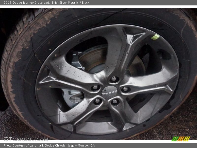 Billet Silver Metallic / Black 2015 Dodge Journey Crossroad
