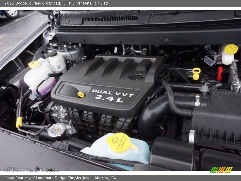 Billet Silver Metallic / Black 2015 Dodge Journey Crossroad