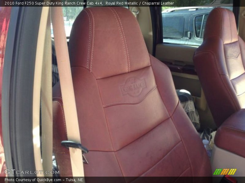Royal Red Metallic / Chaparral Leather 2010 Ford F250 Super Duty King Ranch Crew Cab 4x4