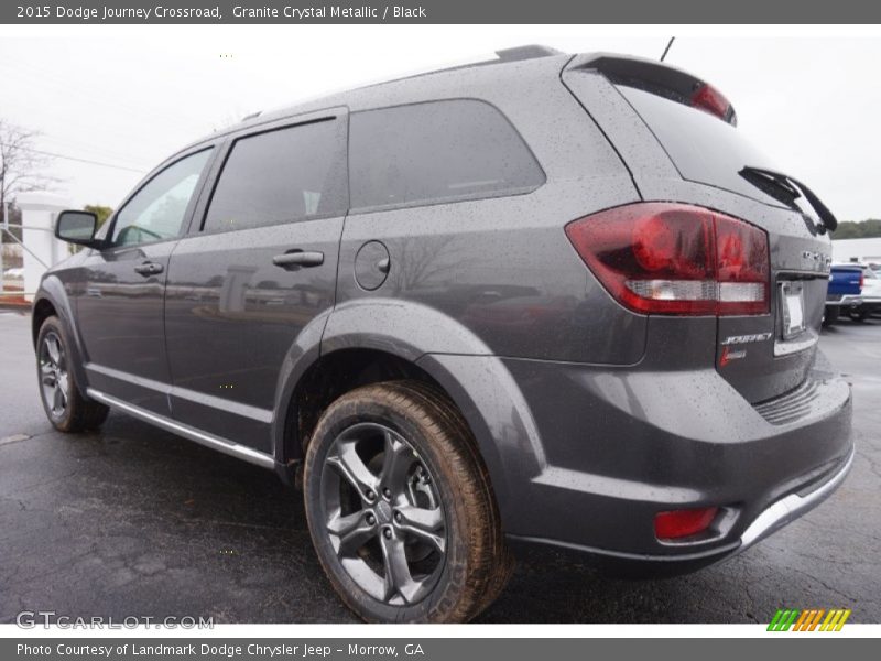 Granite Crystal Metallic / Black 2015 Dodge Journey Crossroad