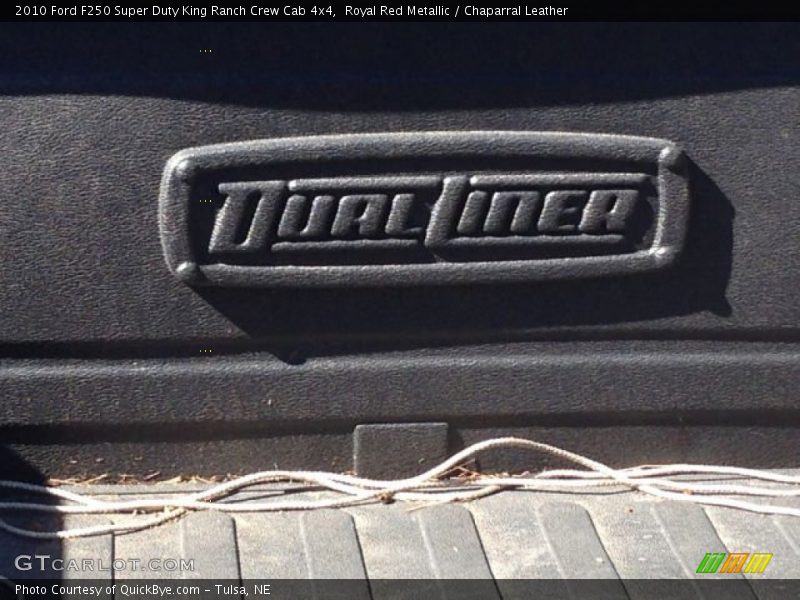 Royal Red Metallic / Chaparral Leather 2010 Ford F250 Super Duty King Ranch Crew Cab 4x4