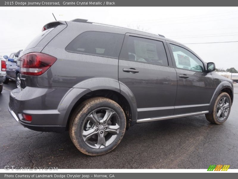 Granite Crystal Metallic / Black 2015 Dodge Journey Crossroad