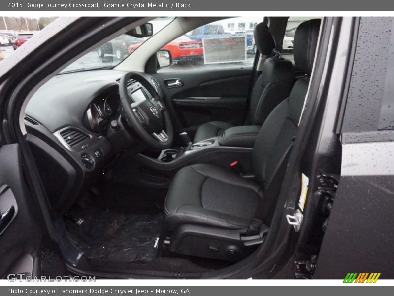 Granite Crystal Metallic / Black 2015 Dodge Journey Crossroad