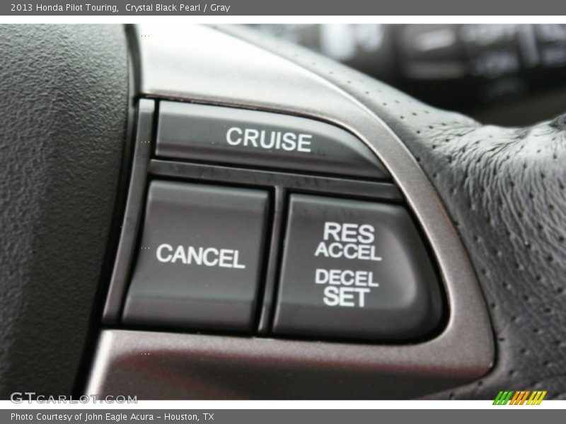 Crystal Black Pearl / Gray 2013 Honda Pilot Touring