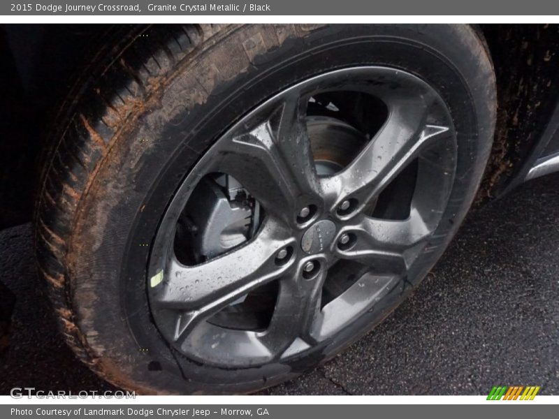 Granite Crystal Metallic / Black 2015 Dodge Journey Crossroad
