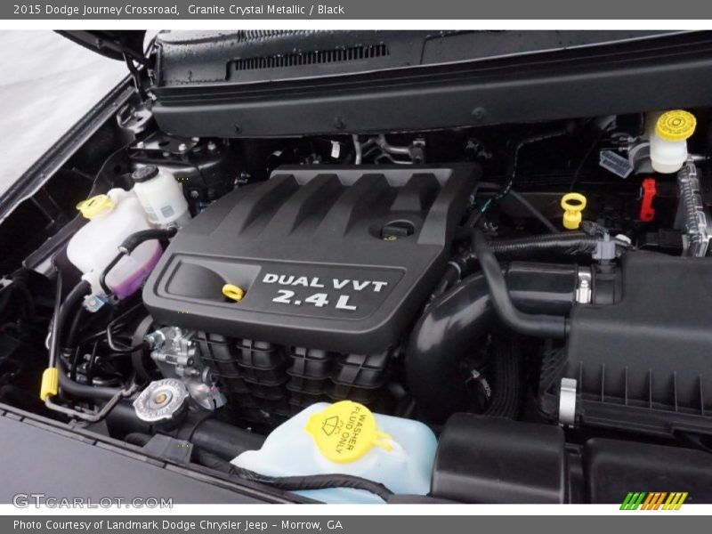 Granite Crystal Metallic / Black 2015 Dodge Journey Crossroad