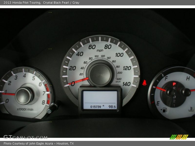 Crystal Black Pearl / Gray 2013 Honda Pilot Touring
