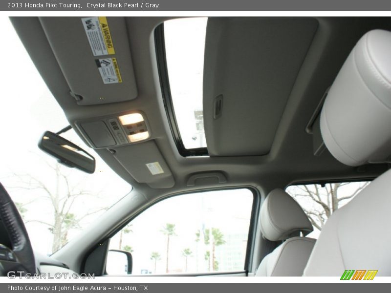 Crystal Black Pearl / Gray 2013 Honda Pilot Touring
