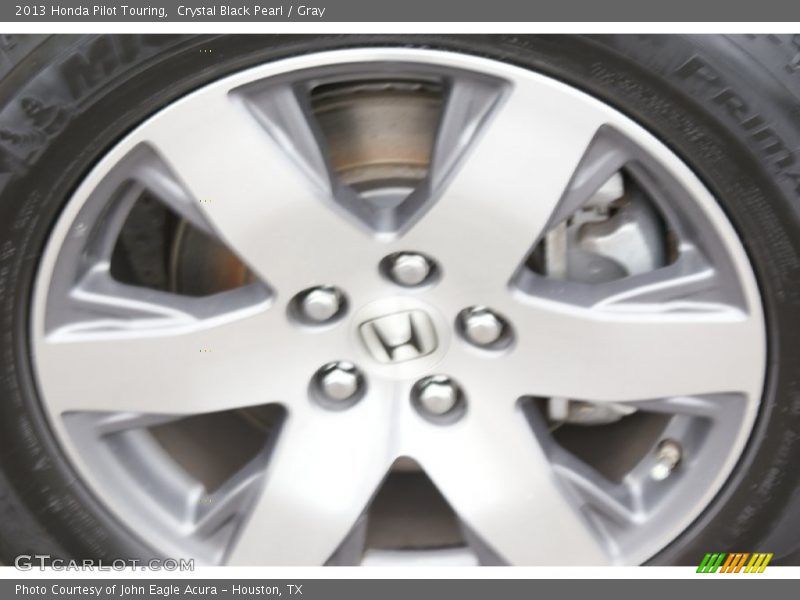 Crystal Black Pearl / Gray 2013 Honda Pilot Touring